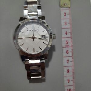 Burberry The City Silver Engraved Women's Watch